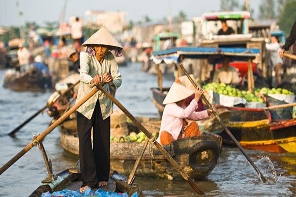 Cai Rang Floating Market ตลาดน้ำไคราง